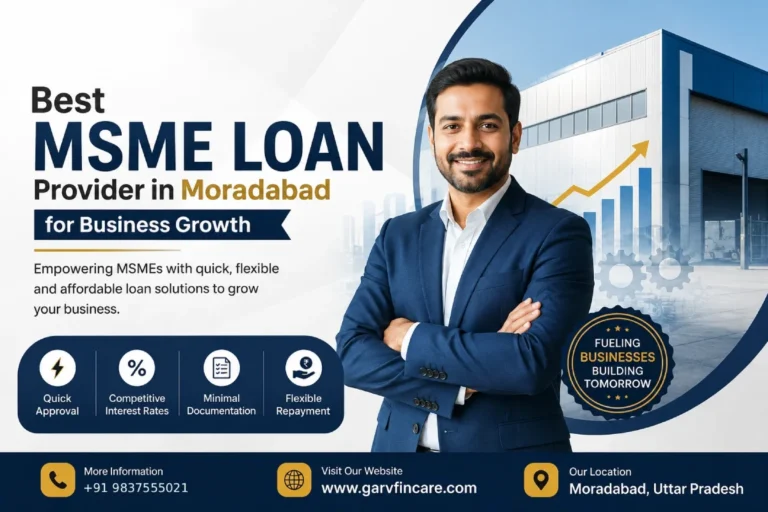 Best MSME Loan Provider in Moradabad